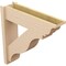 Ekena Millwork 8-in W x 30-in D x 30-in H Funston Trad Rough Cedar Woodgrain TimberThane Outlooker, Primed Tan OUTUR080X30X30FST04RCPR - alternate 6